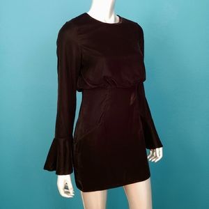 🆕️ 🎬 ASOS Mod Black Velvet Mini Dress // (NWT)